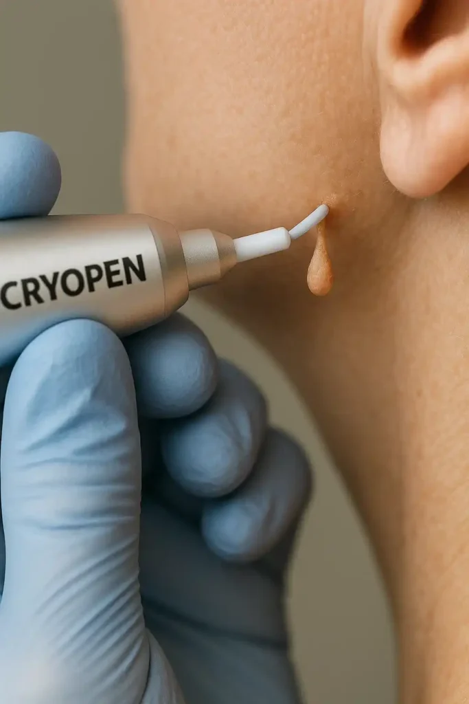 Cryopen for skin tags removal Weston Super Mare speak to our team today!