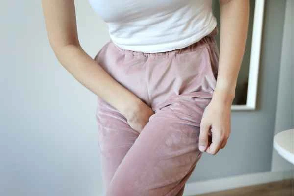 woman struggling with urine incontinence Weston Super Mare
