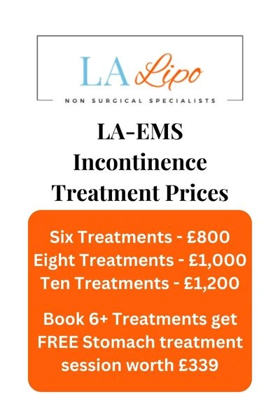 LA-EMS Incontinence Treatment Prices Weston Super Mare