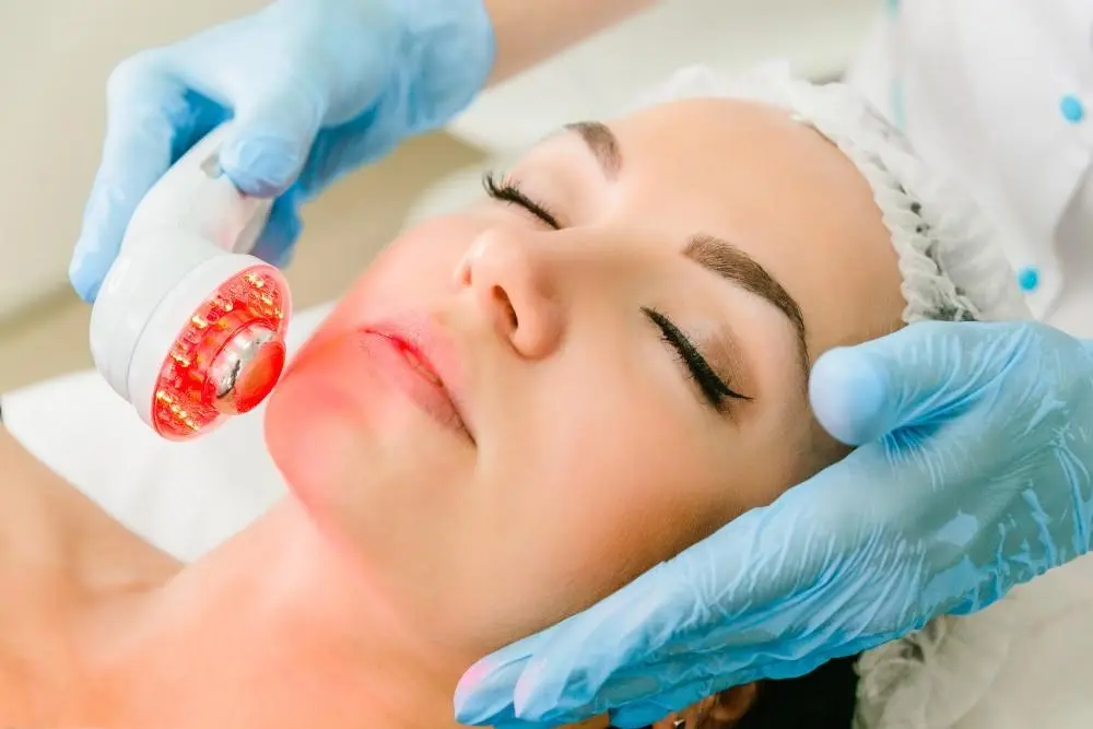 woman having non-surgical Morph8 treatment Weston Super Mare