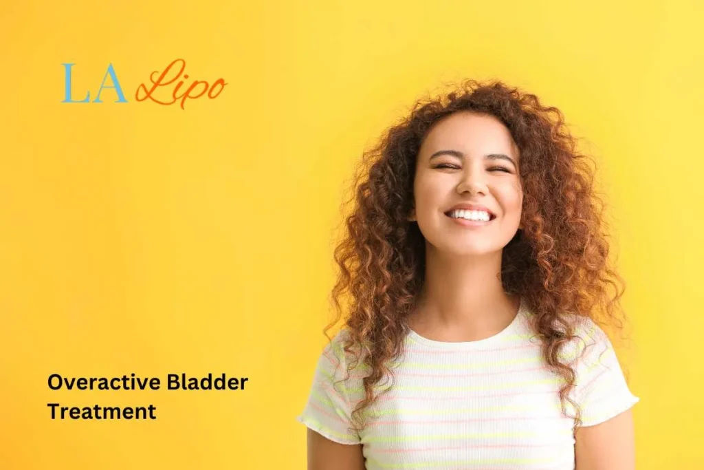 woman smiling about overactive bladder treatment Weston Super Mare solutions