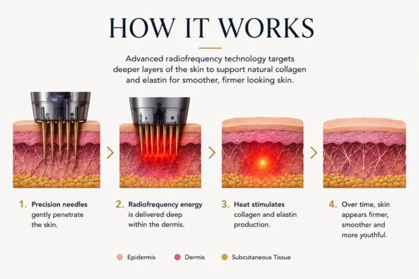Diagram of how Collagen Lift Therapy Weston Super Mare works