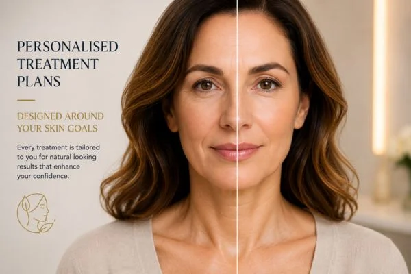 Before and after results of Collagen Lift Therapy Weston Super Mare
