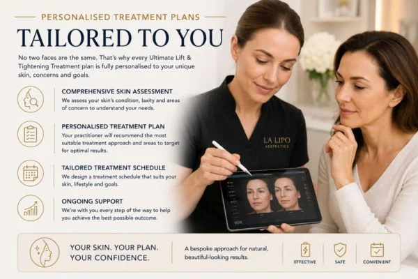 book a consultation about your ultimate lift and tighten treatment Weston Super Mare